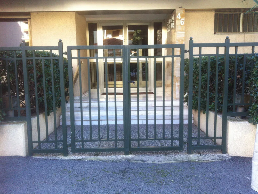 Portail d'accès d'une résidence